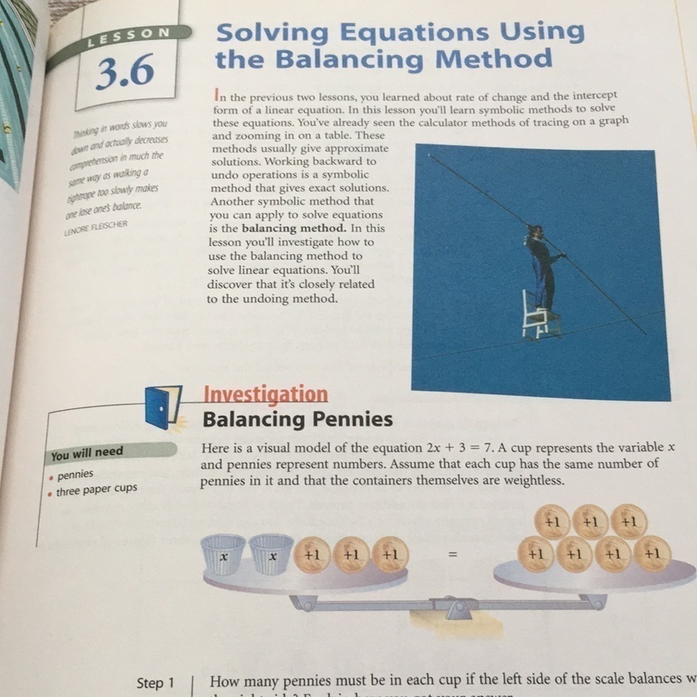 Discovering Algebra Course Sampler Key Curriculum Press Math Textbook Booklet - Picture 7 of 9